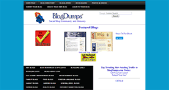 Desktop Screenshot of blogdumps.com