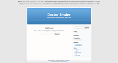 Desktop Screenshot of doctorbinder.blogdumps.net